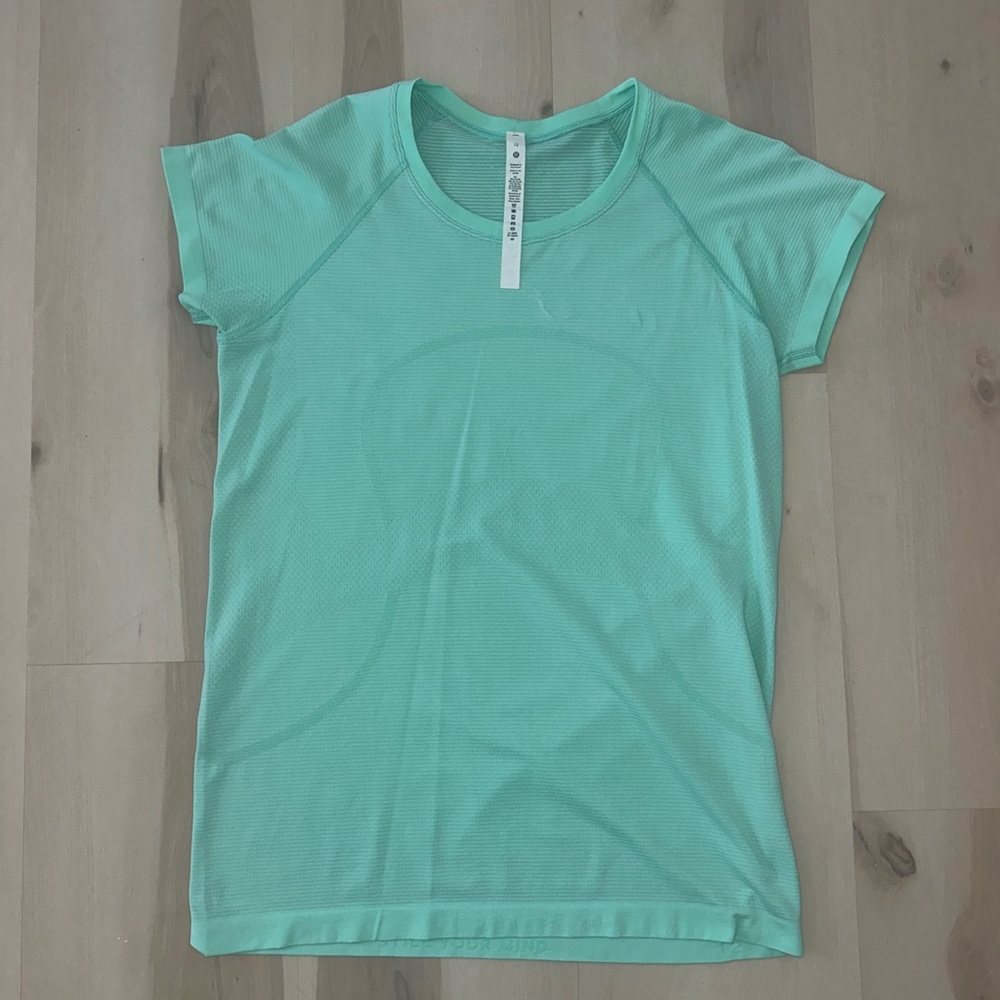 Lululemon Athletica Light Green Swiftly Top